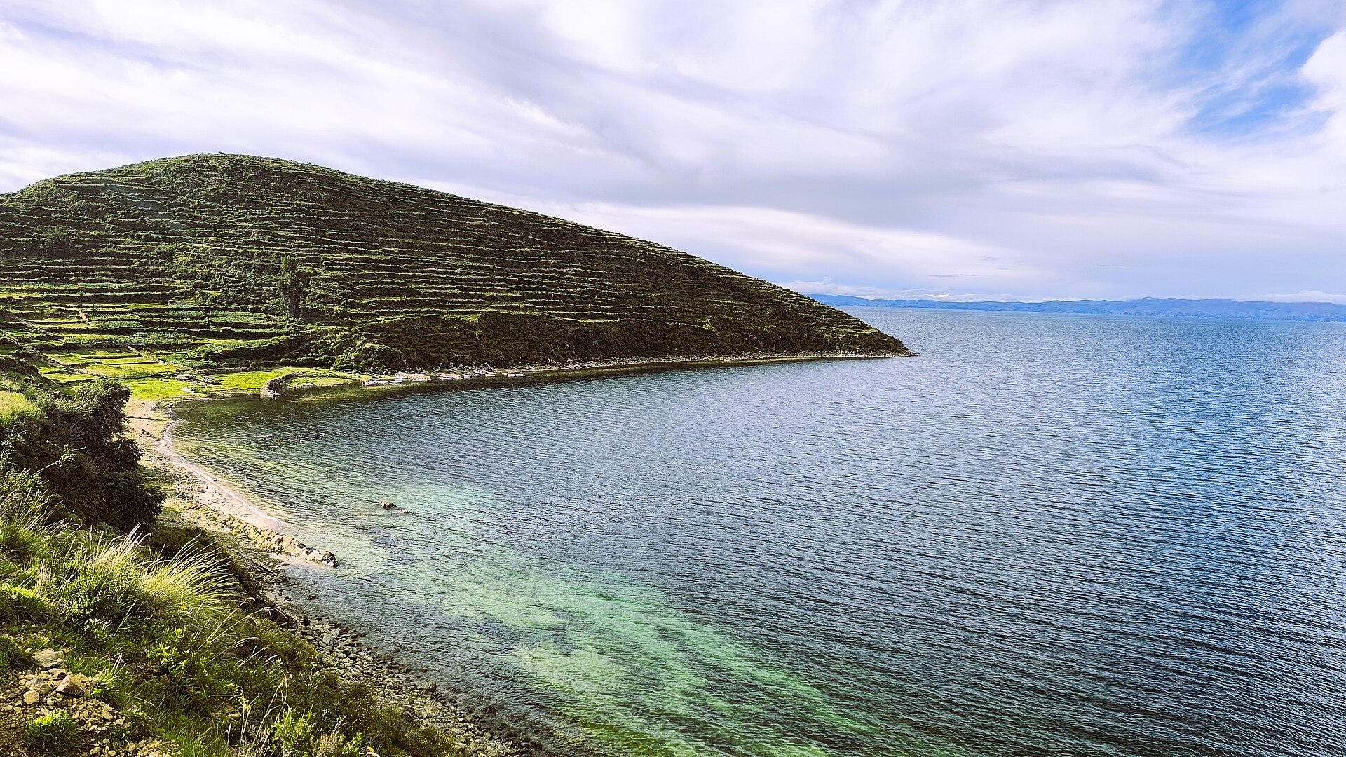 L'Isla del Sol au-dessus du lac